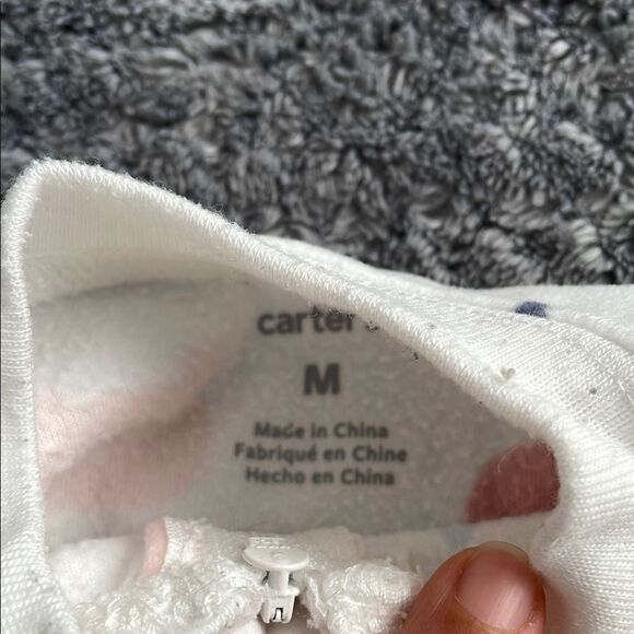 Adorable Heart Print Kids Pajamas and cat print sleep sack bundle 3-6months - Picture 2 of 7